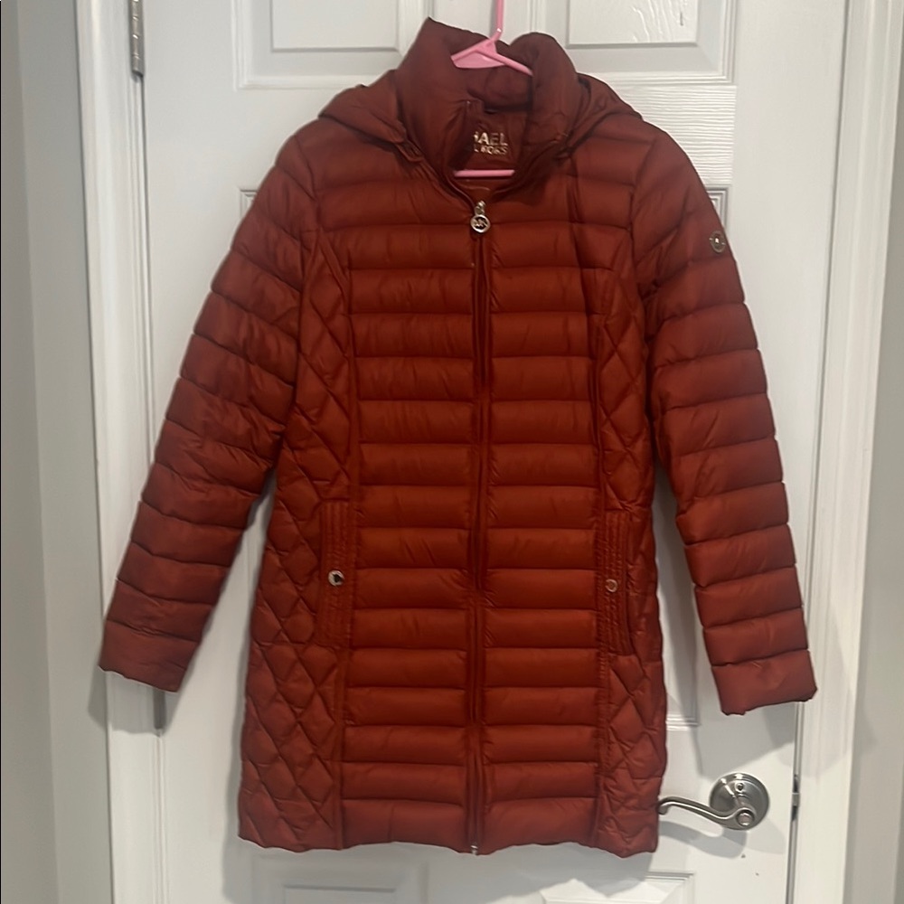 Michael Kors Rust Puffer Jacket - image 1